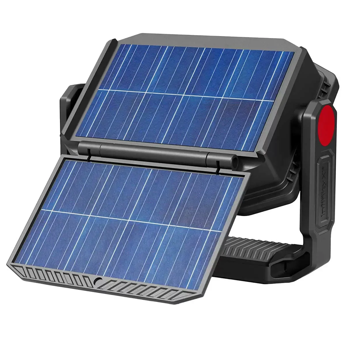 Black Dual Powered Solar Work Light 3000 Lumen with Adjustable Kelvin Settings view 8