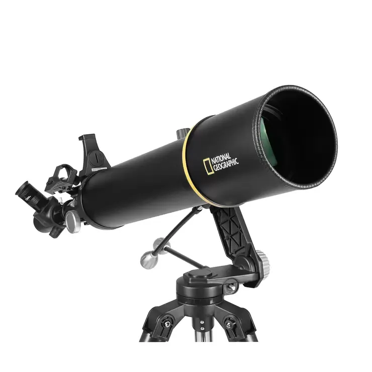 Black 102mm Astrophotography StarApp Telescope with Smartphone Adapter and Tripod view 5