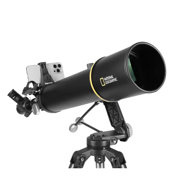 Black 102mm Astrophotography StarApp Telescope with Smartphone Adapter and Tripod view 6