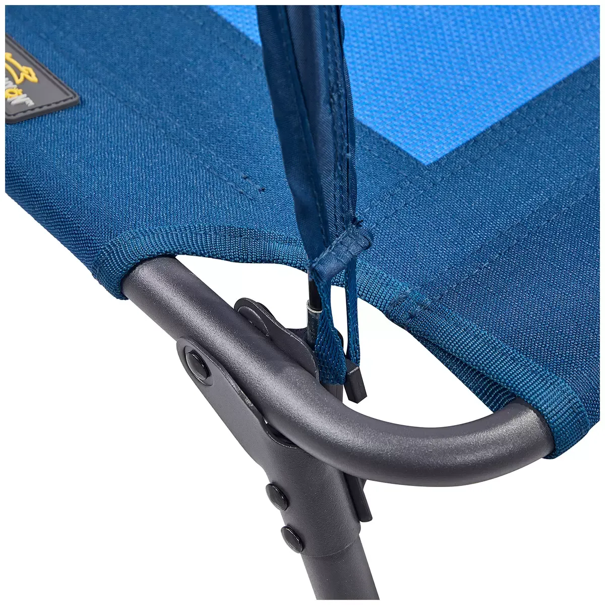 Navy Pet Canopy Cot 99cm - Durable Mesh Fabric with Shade Canopy view 3
