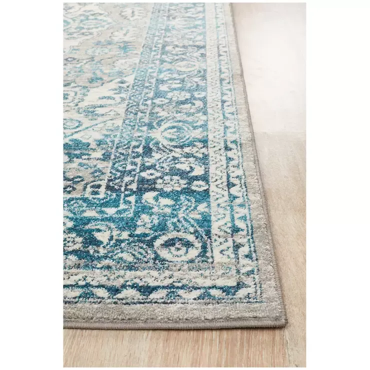 Blue Indoor Rug 400 x 300cm - Soft Material for Home Use view 2