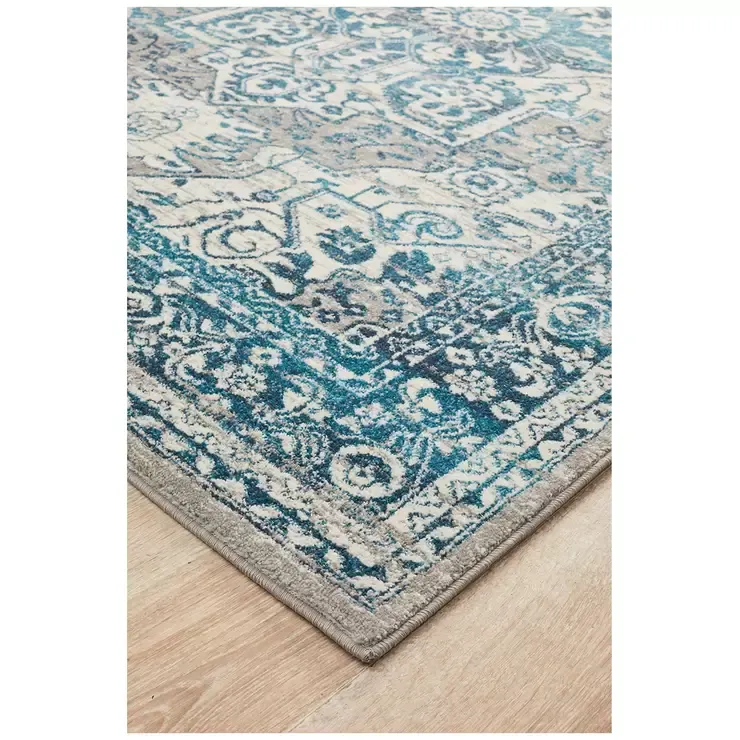 Blue Indoor Rug 400 x 300cm - Soft Material for Home Use view 3