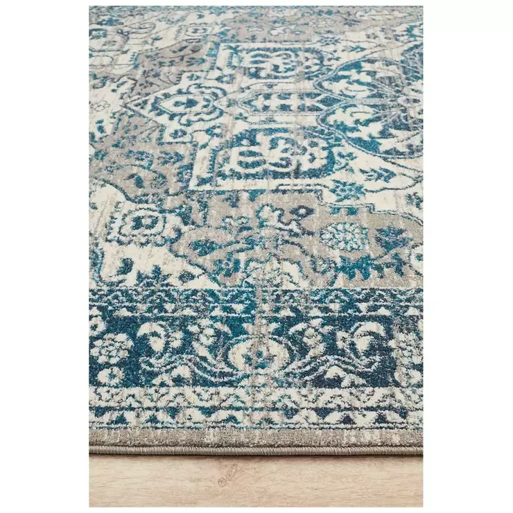 Blue Indoor Rug 400 x 300cm - Soft Material for Home Use view 4