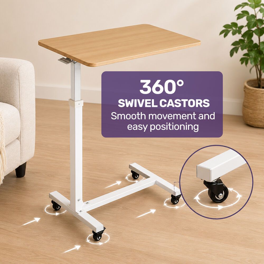 EQUIPMED Overbed Table with Gas Lift view 5