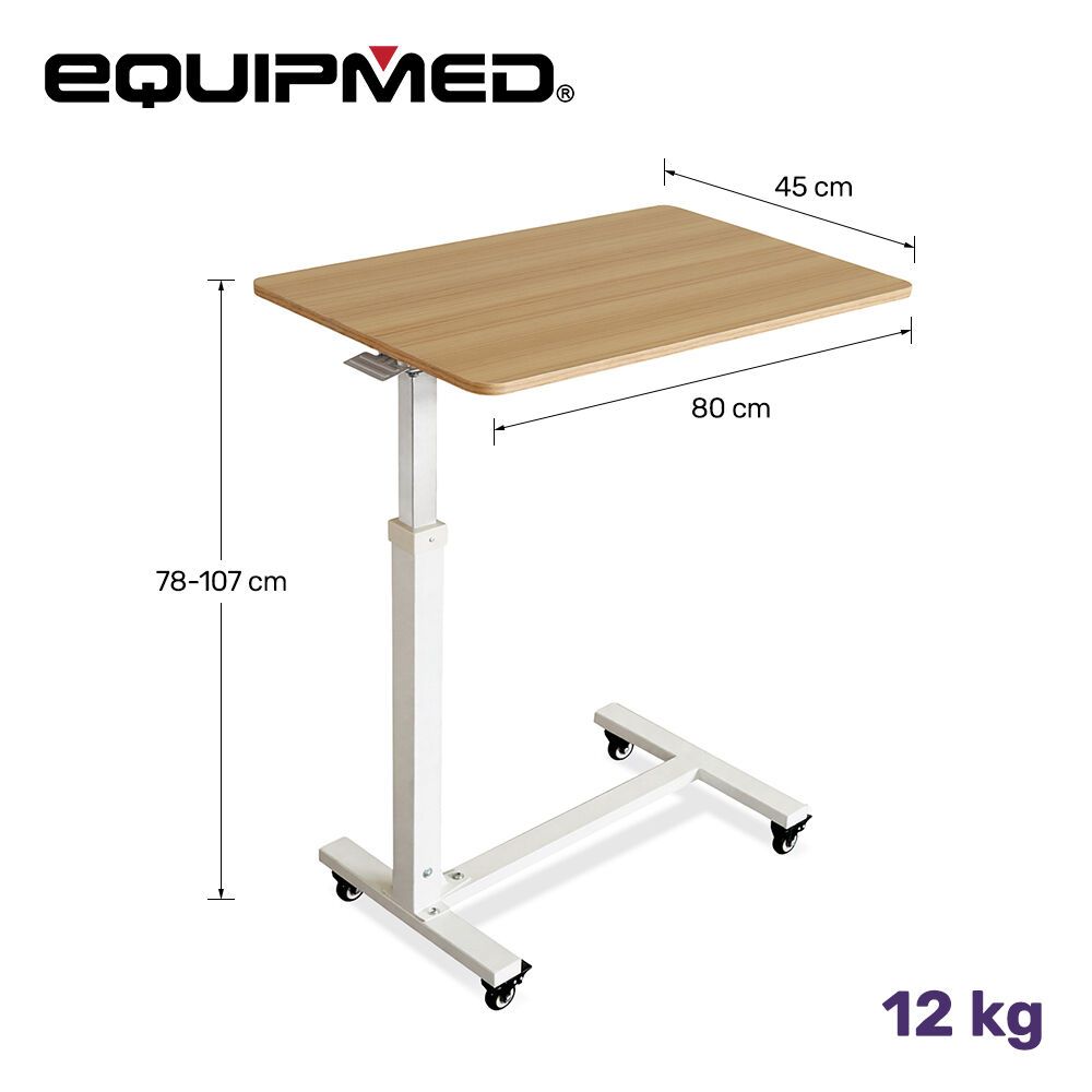 EQUIPMED Overbed Table with Gas Lift view 11