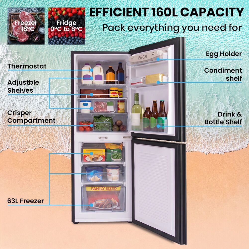 GECKO 160L Upright Portable Fridge view 2