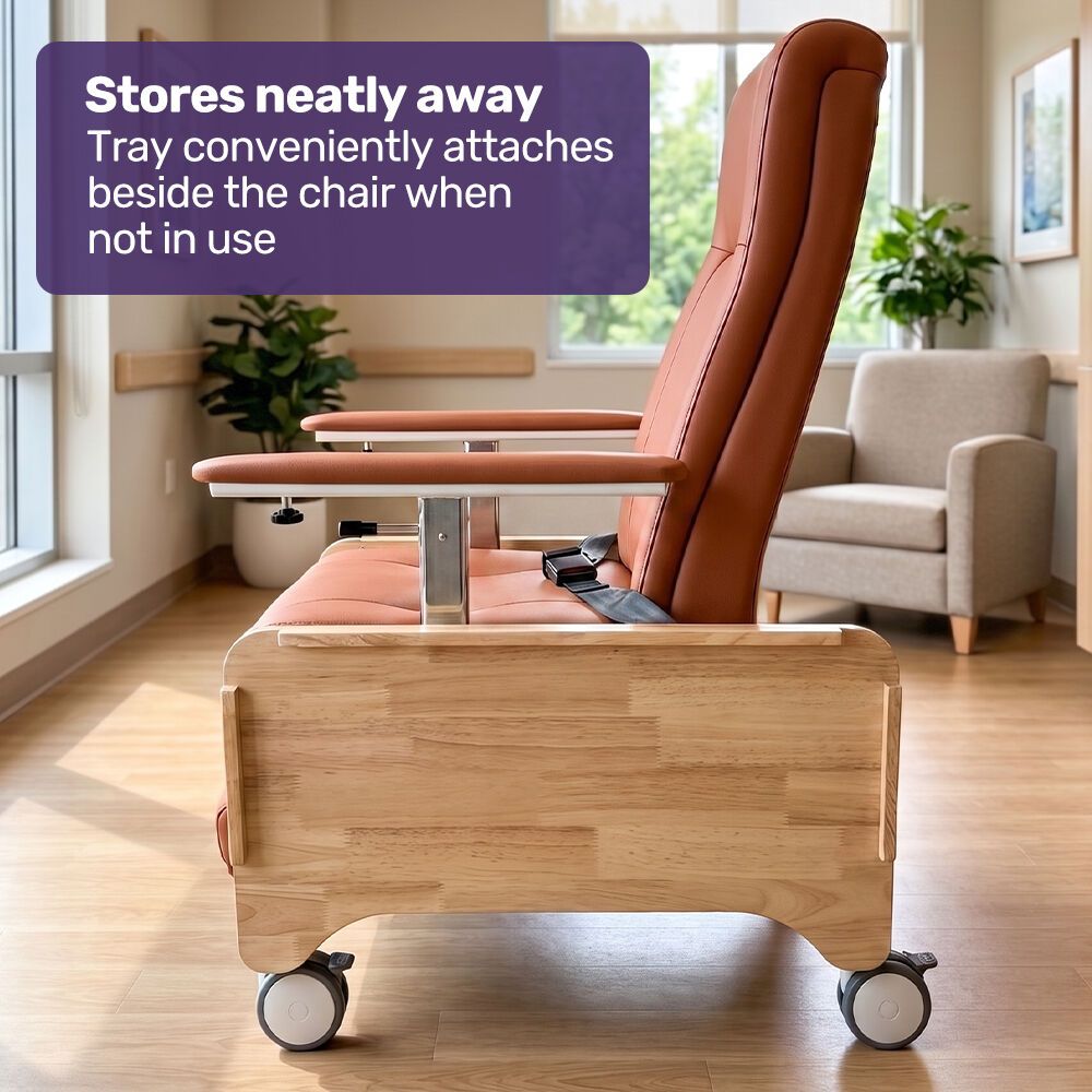 EQUIPMED Mobile High-Back Reclining Day Chair view 6