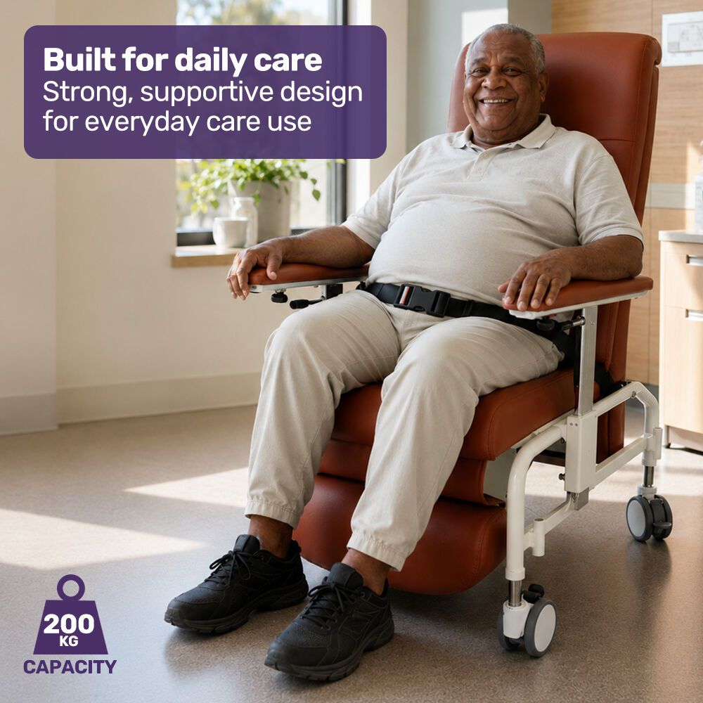 EQUIPMED Mobile High-Back Reclining Day Chair view 10