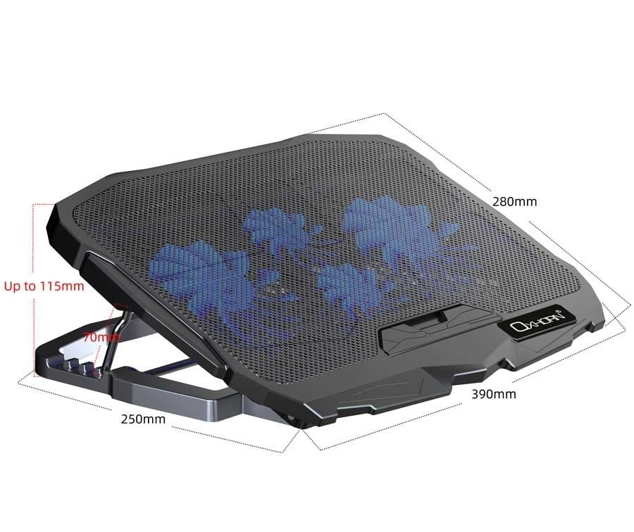 OXHORN LC-1701 Laptop Cooling Stand High Adjustable view 5