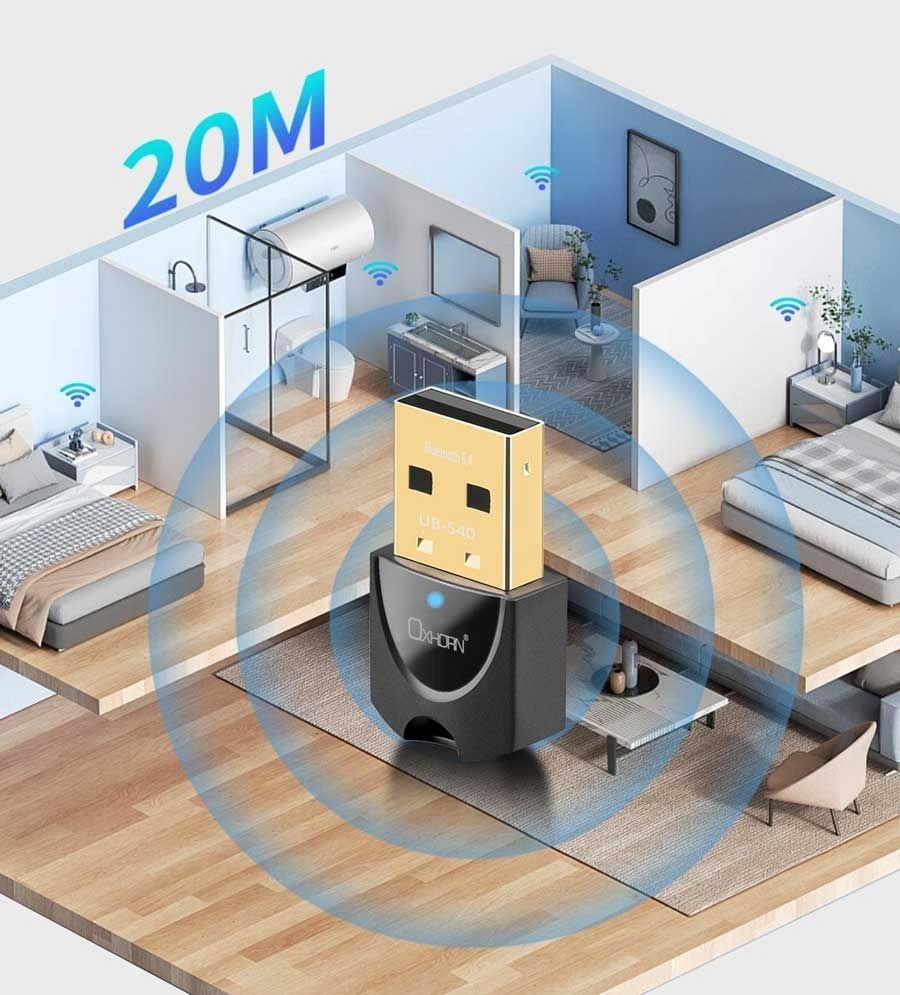 OXHORN UB-540 Bluetooth 5.4 Wireless Dongle view 2