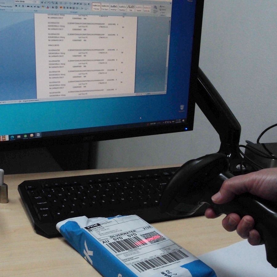 OXHORN UB-D201 Wireless Barcode Scanner 2D view 5