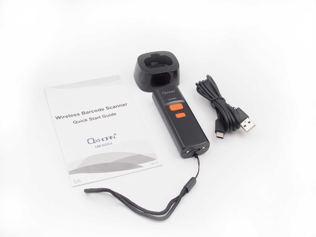 OXHORN UB-D203 Mini Wireless 2D Barcode Scanner view 6