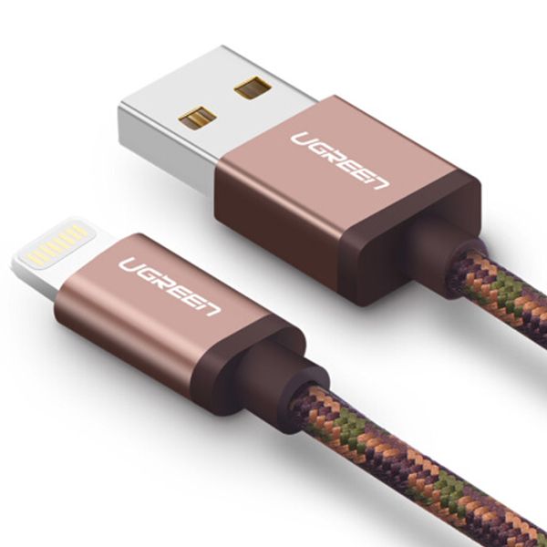 UGREEN MFI Certified Cable for iPhone 1M Dark brown 40689 view 2