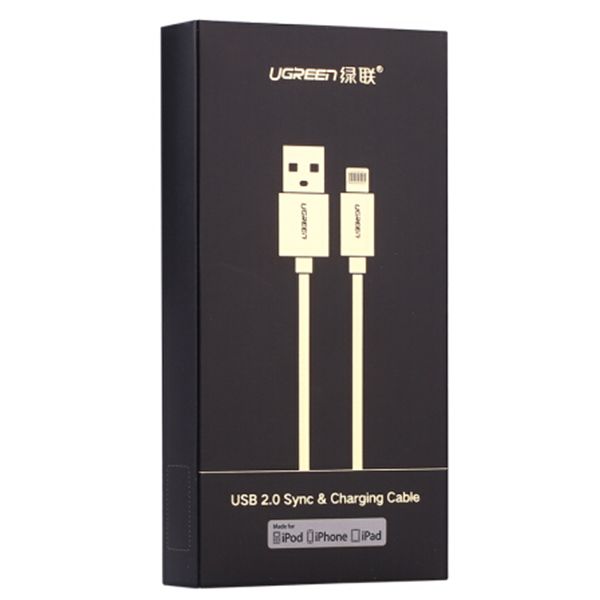UGREEN MFI Certified Cable for iPhone 1M Dark brown 40689 view 3