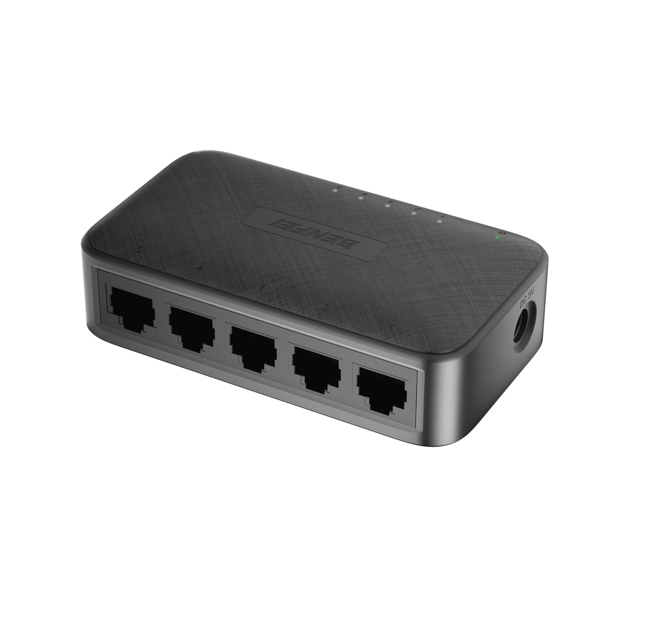 BENFEI 000441BK 5-Port Gigabit Ethernet Switch RJ45 Network Hub