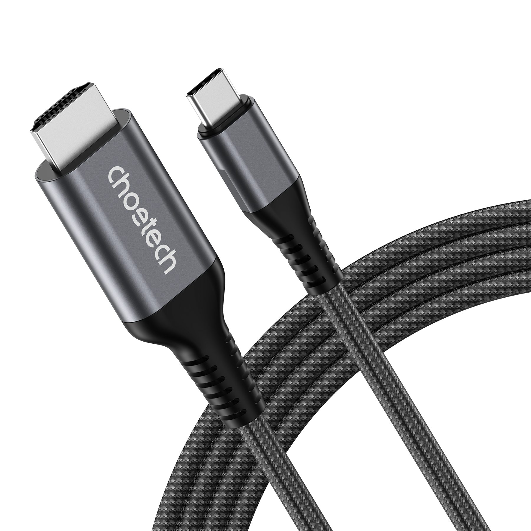 CHOETECH XCH-0041 USB-c to HDMI 4K@60Hz Braid Cable 2M view 3