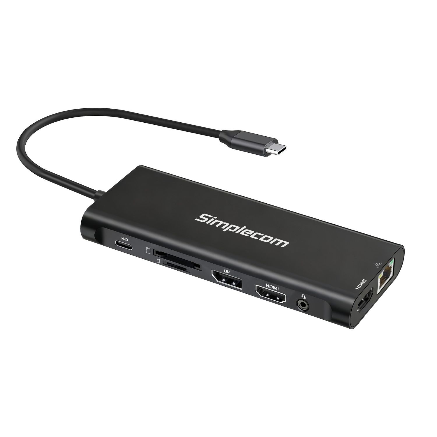 Simplecom CHT814 14-in-1 USB-C 4K Triple Display MST Docking Station with Dual view 3