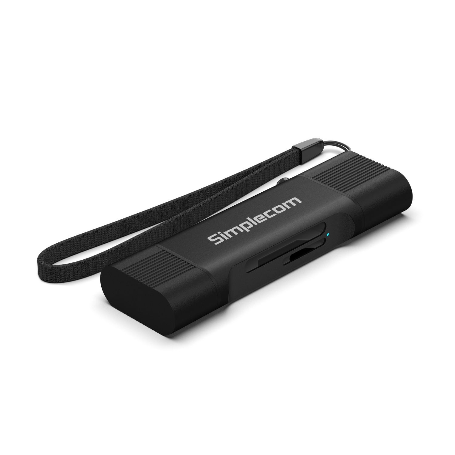 Simplecom CR402B SuperSpeed USB-C and USB-A Dual Slot Card Reader for SD view 2