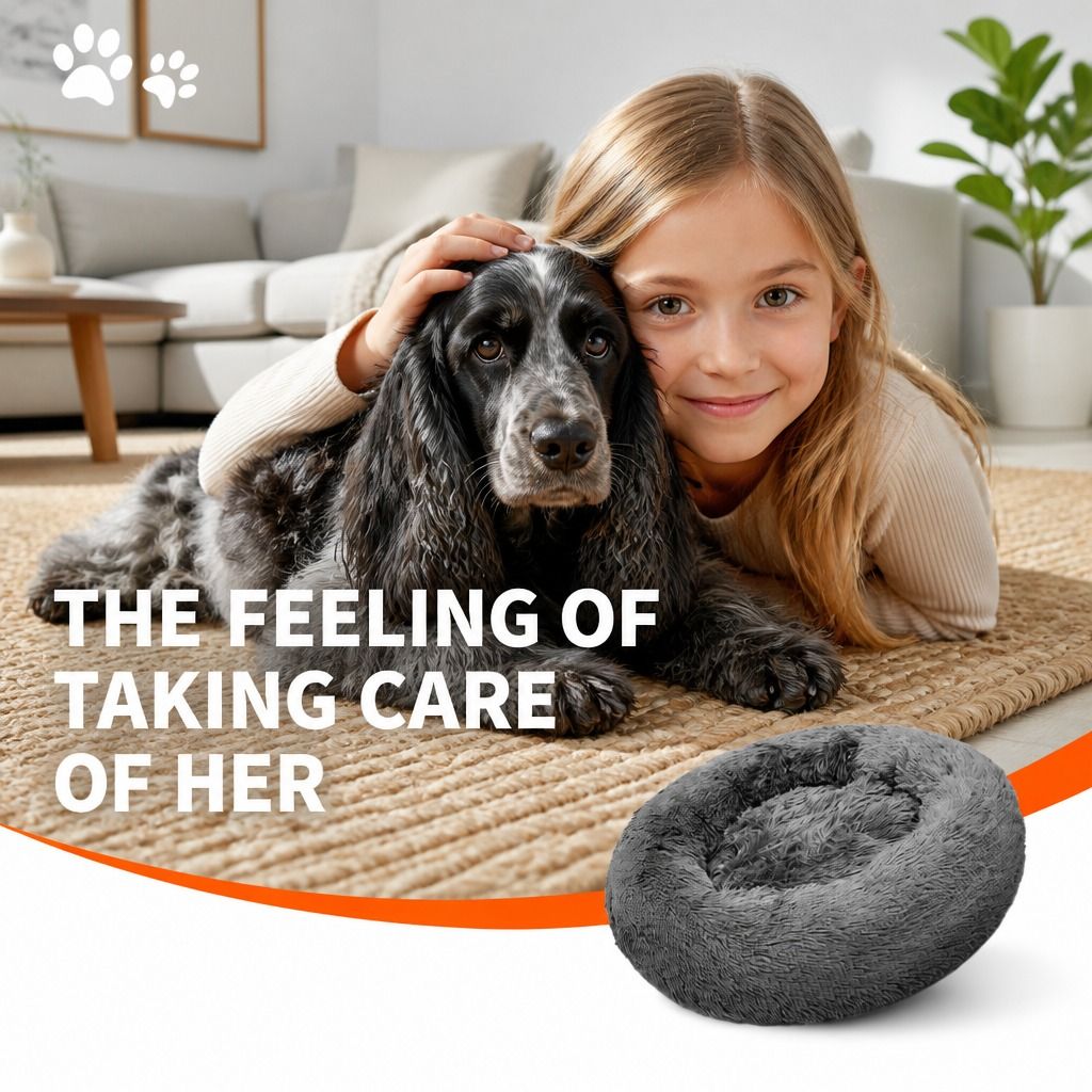 Dog Pet Cat Mat Puppy Warm Soft Cotton Washable Reusable Calming Bed Dark Gray view 11