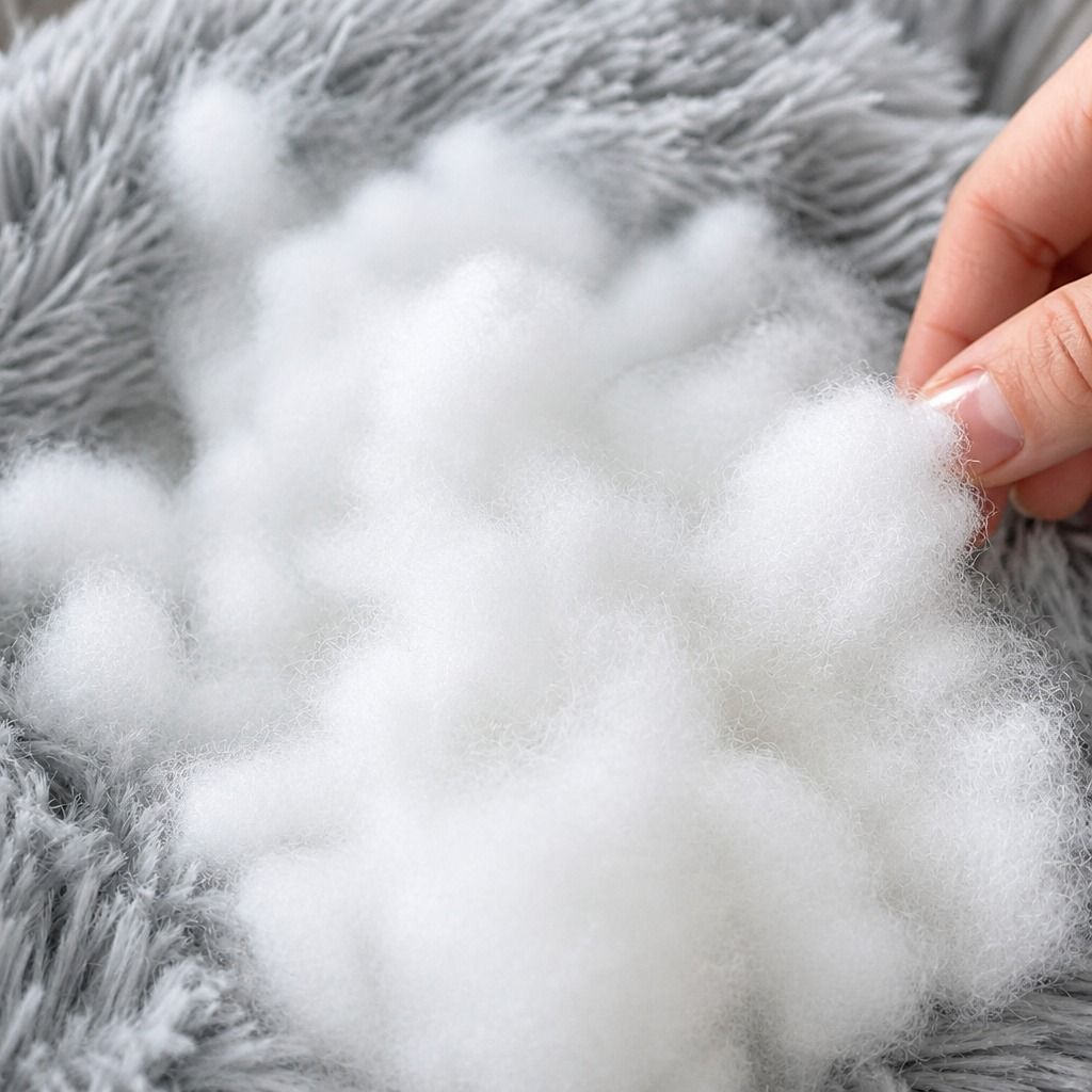 Dog Cat Pet Calming Bed Washable ZIPPER Cover Warm Soft Plush Round Sleeping 100 view 6