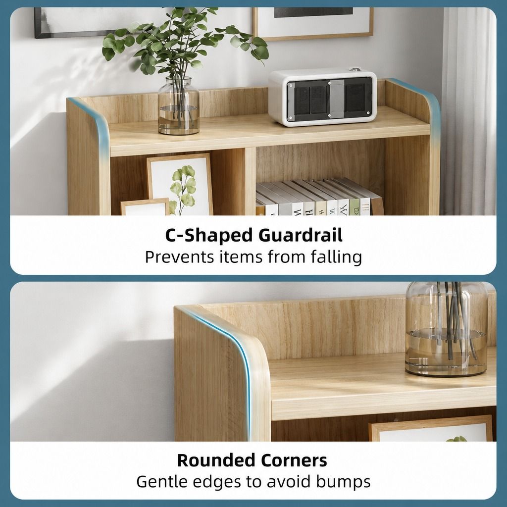 HYGGO Wooden Bedside Table Nightstand Drawer Storage Minimalist Multi-Functional view 6