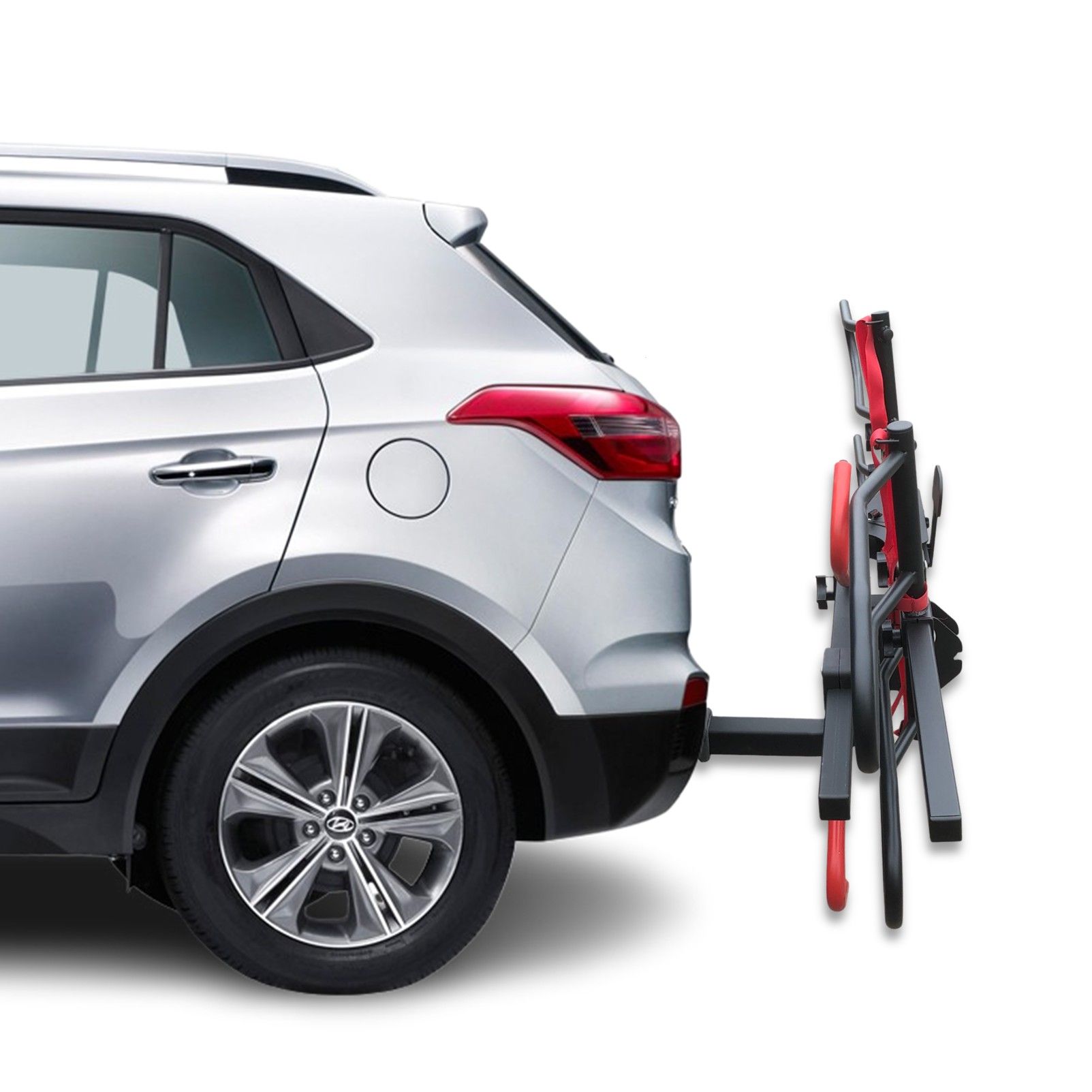 2 E Bike Platform Rack Rear Vehicle Car Carrier Bicycle Holder Hitch Receiver view 4