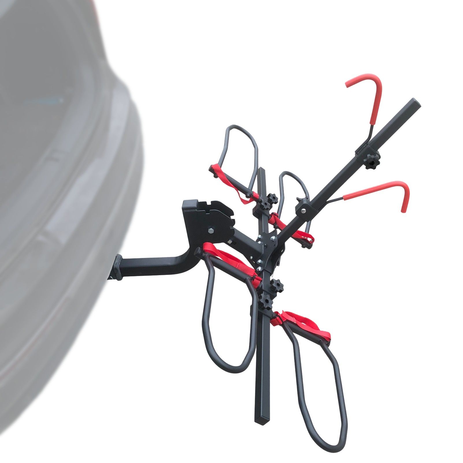 2 Bike Rack for Car SUV Rear Bicycle Holder Carrier Hitch Mount Platform Holder view 5