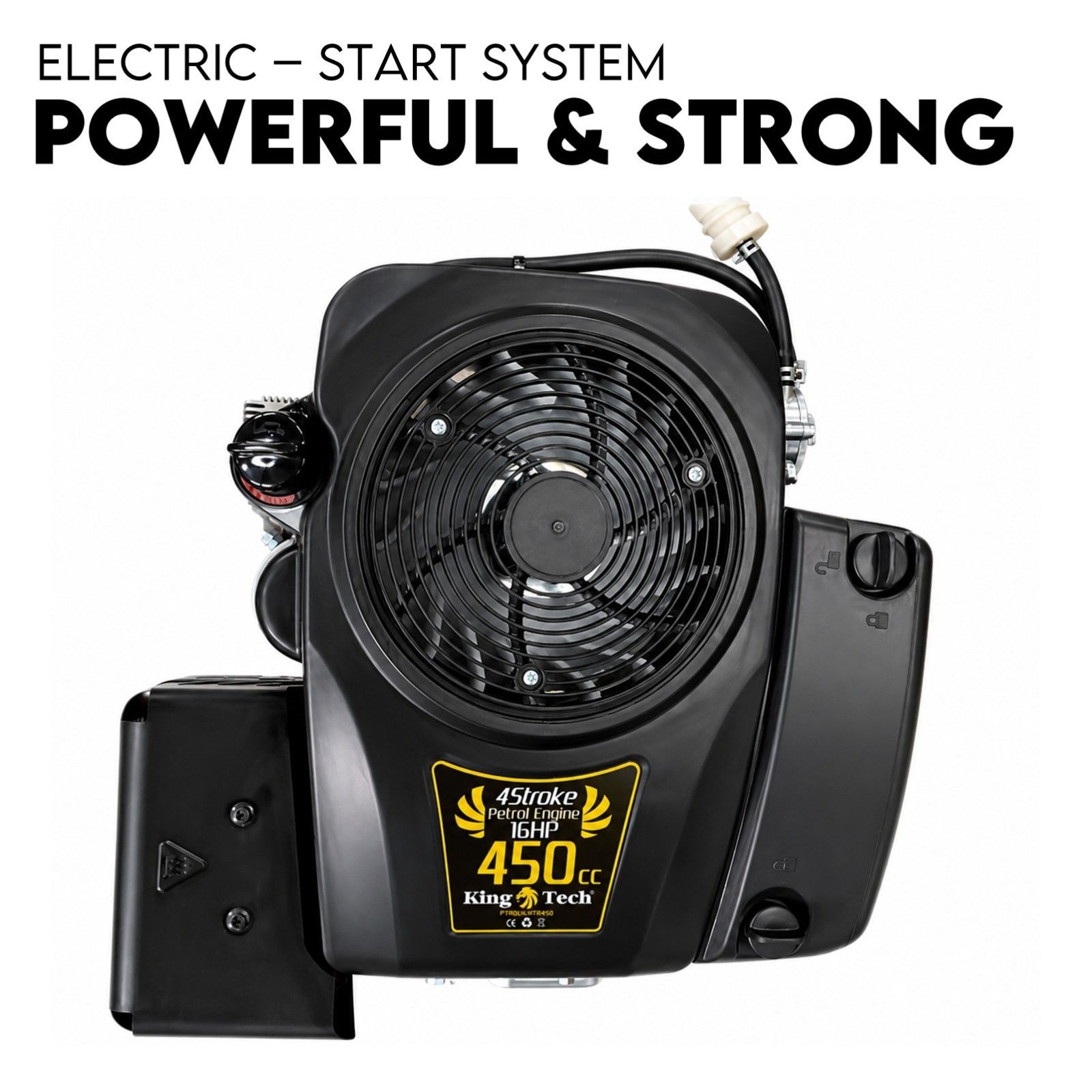 16HP Vertical Shaft Lawn Mower Engine Petrol 4 Stroke Ride on Motor view 2