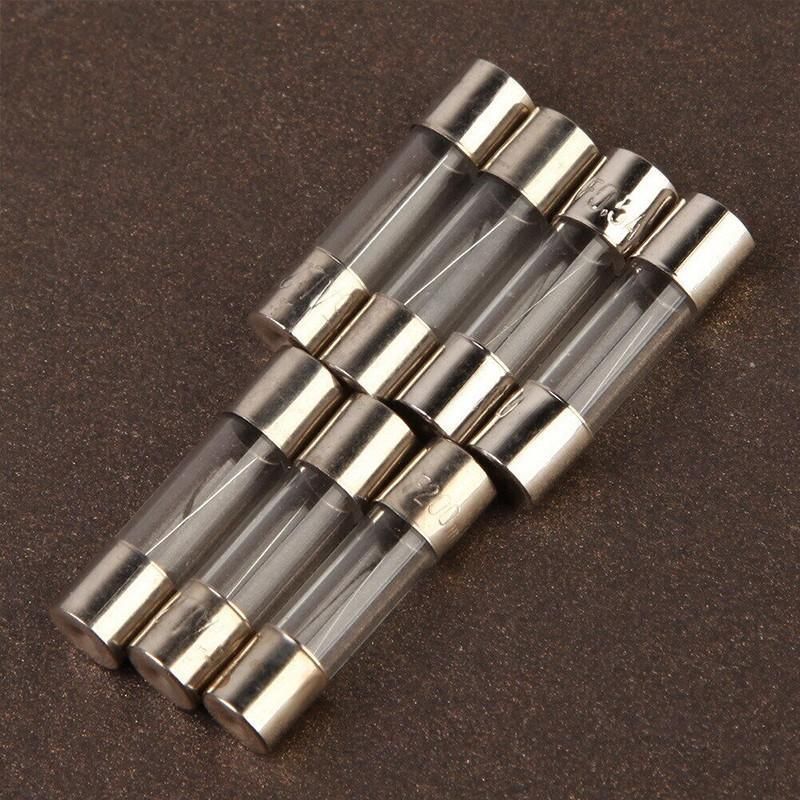 100Pcs Fast-Blow Glass Tube Fuses 5 x 20mm Quick Blow Assortment Kit view 5