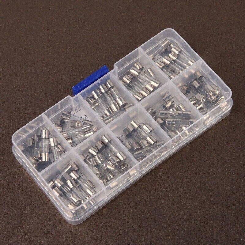 100Pcs Fast-Blow Glass Tube Fuses 5 x 20mm Quick Blow Assortment Kit view 10