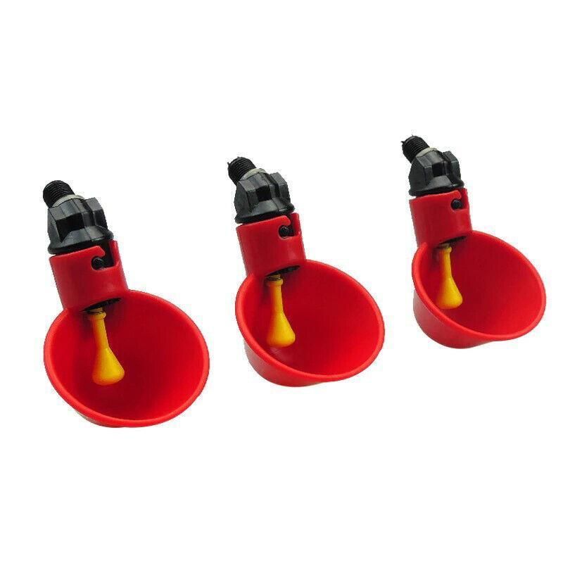 10 Pcs Automatic Poultry Waterer Cups for Chickens & Birds view 9
