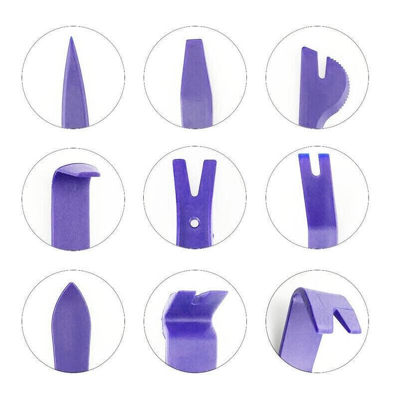 12Pcs Car Trim Removal Tool Auto Hand Tools Pry Bar Dash Panel Door Interior Kit view 12