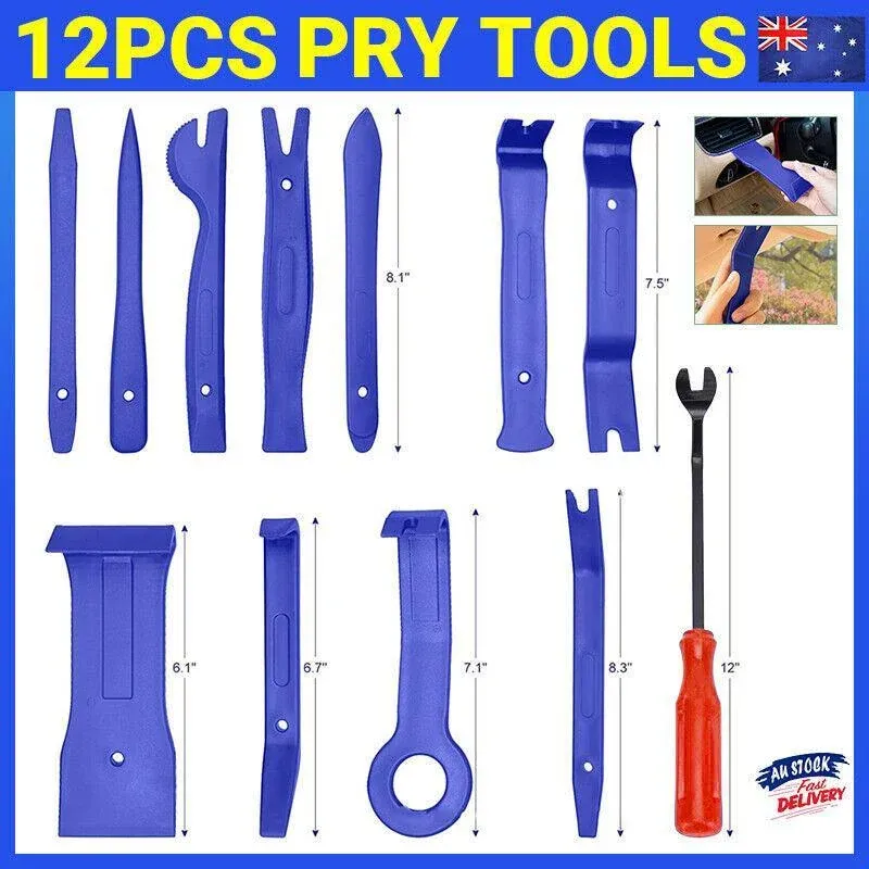 12Pcs Car Trim Removal Tool Auto Hand Tools Pry Bar Dash Panel Door Interior Kit view 15