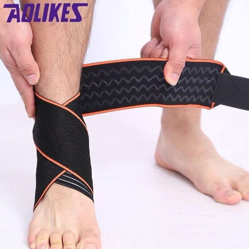 Aolikes Ankle Brace Support Compression Elastic Foot Wrap Protector Sport Au view 4