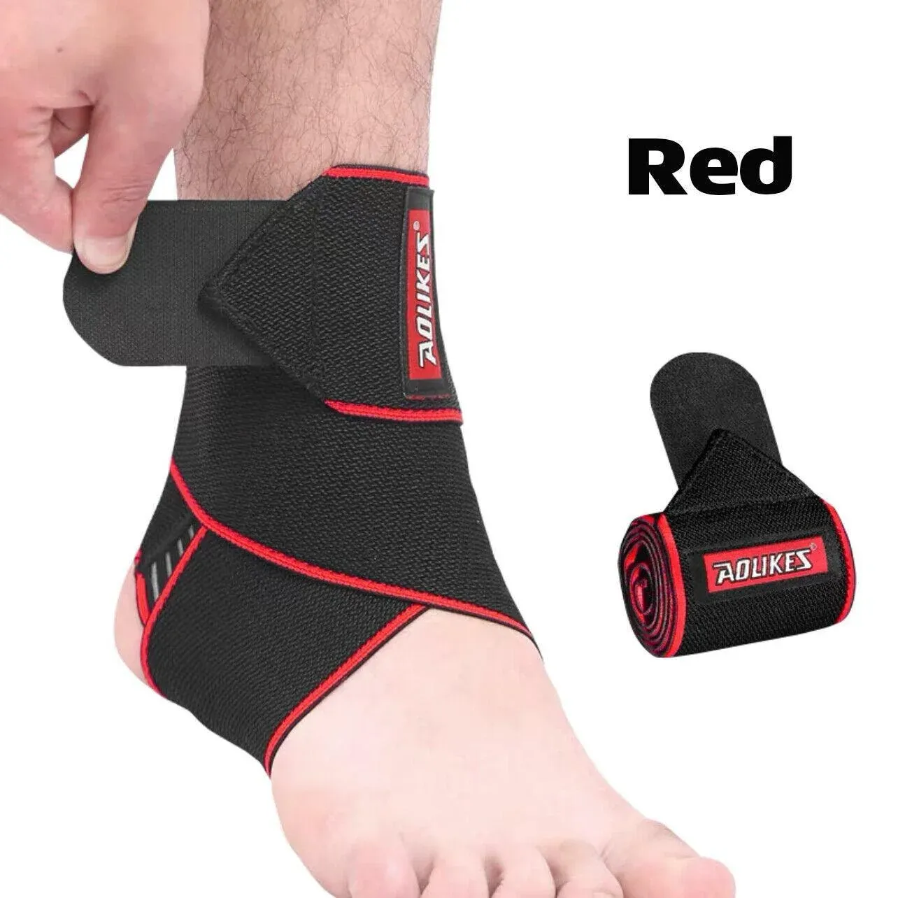 Aolikes Ankle Brace Support Compression Elastic Foot Wrap Protector Sport Au view 7