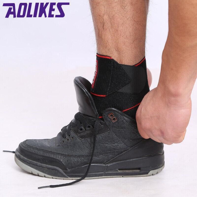 Aolikes Ankle Brace Support Compression Elastic Foot Wrap Protector Sport Au view 6