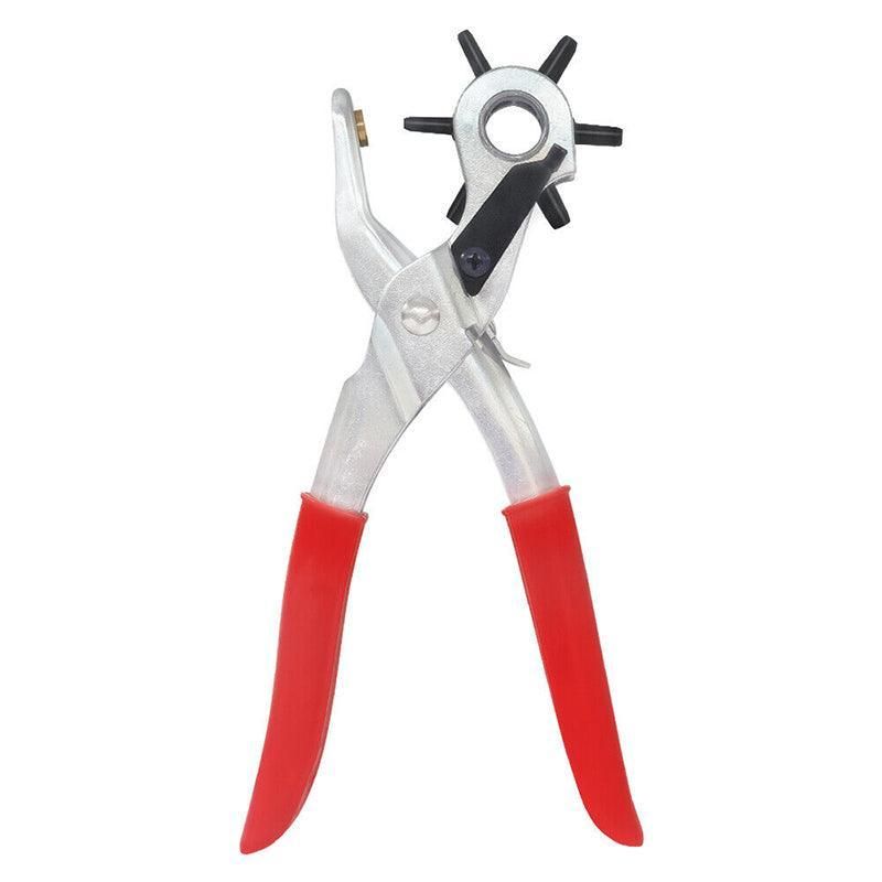 Rotating Leather Hole Punch Plier 2-4.5mm 6 Size for Belt Strap Card Craft view 2