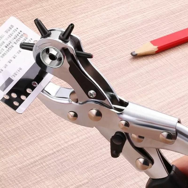 Rotating Leather Hole Punch Plier 2-4.5mm 6 Size for Belt Strap Card Craft view 6