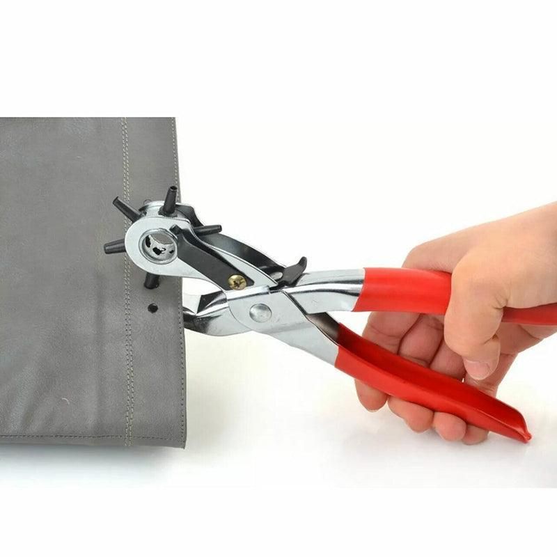 Rotating Leather Hole Punch Plier 2-4.5mm 6 Size for Belt Strap Card Craft view 8