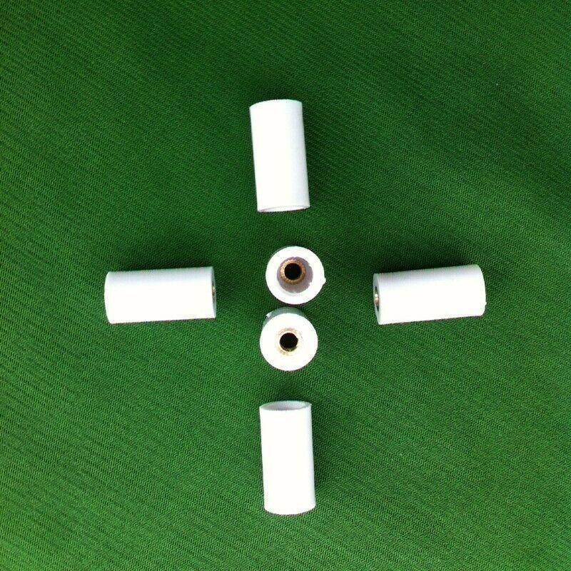 10 Pairs Soft Grey Billiard Tips Set with Screw-On Ferrules view 3