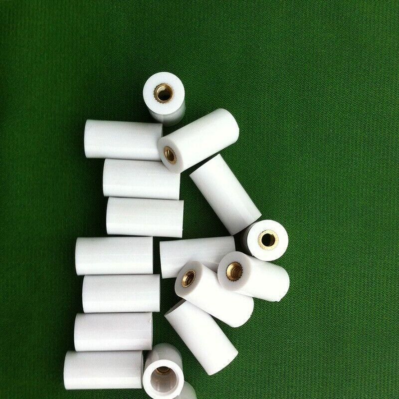 10 Pairs Soft Grey Billiard Tips Set with Screw-On Ferrules view 8