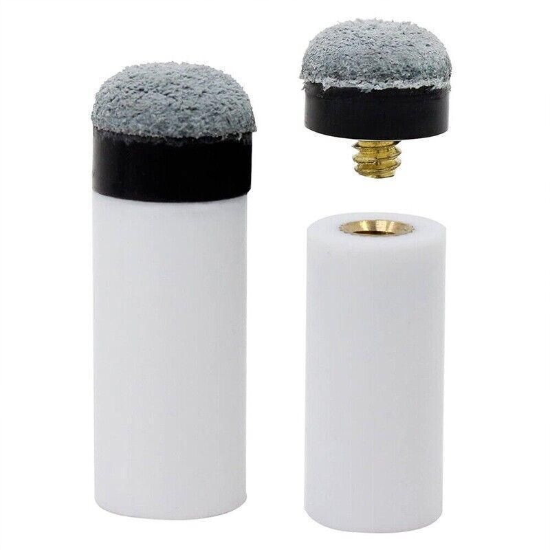 10 Pairs Soft Grey Billiard Tips Set with Screw-On Ferrules view 12
