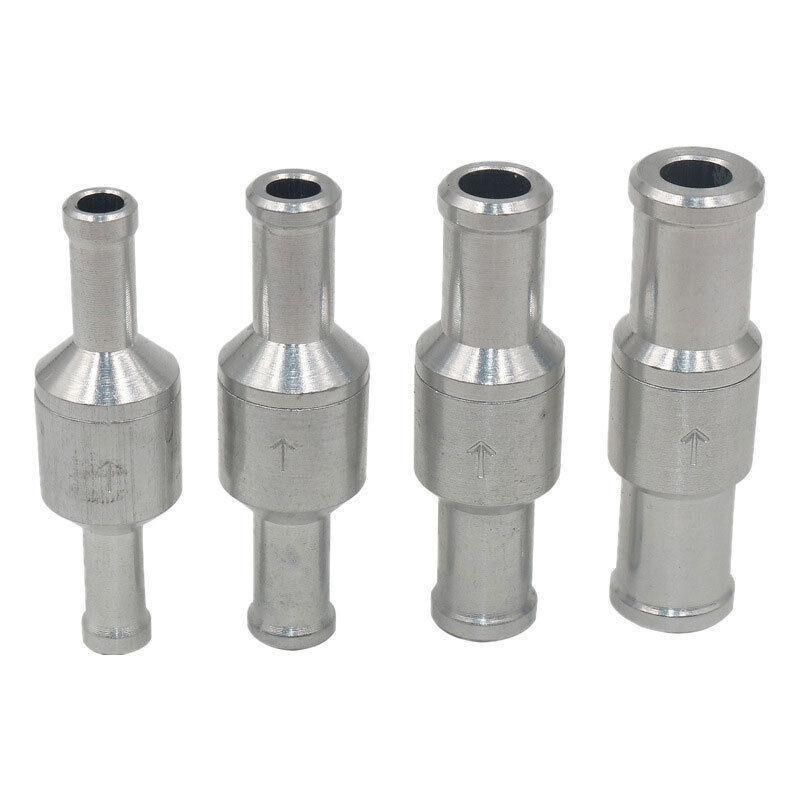 2X 6/8/10/12Mm One Way Non Return Check Valve Air Fuel Petrol Diesel Oil view 3