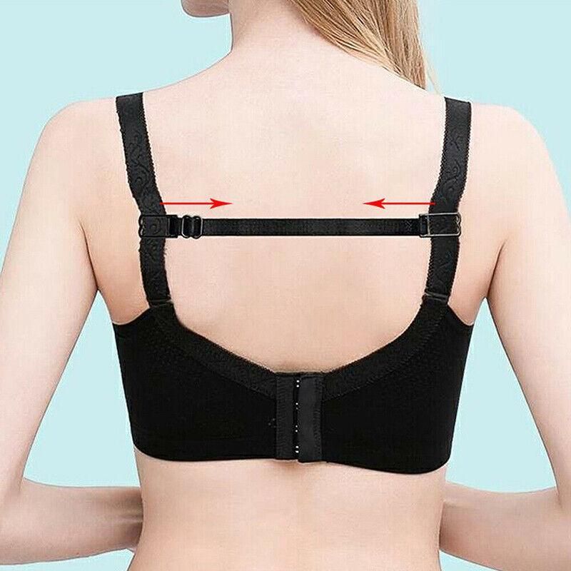 3Pcs Lady Nonslip Elastic Adjustable Band Bra Strap Holder Strap Racer Back view 7