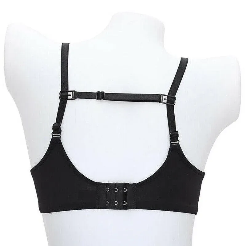 3Pcs Lady Nonslip Elastic Adjustable Band Bra Strap Holder Strap Racer Back view 8