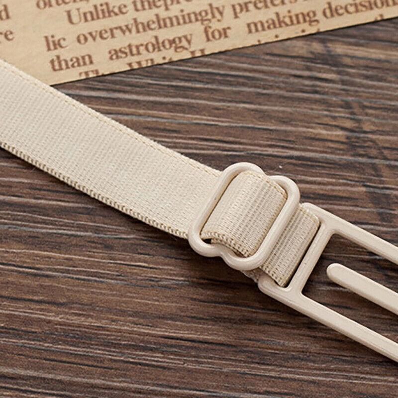 3Pcs Lady Nonslip Elastic Adjustable Band Bra Strap Holder Strap Racer Back view 9