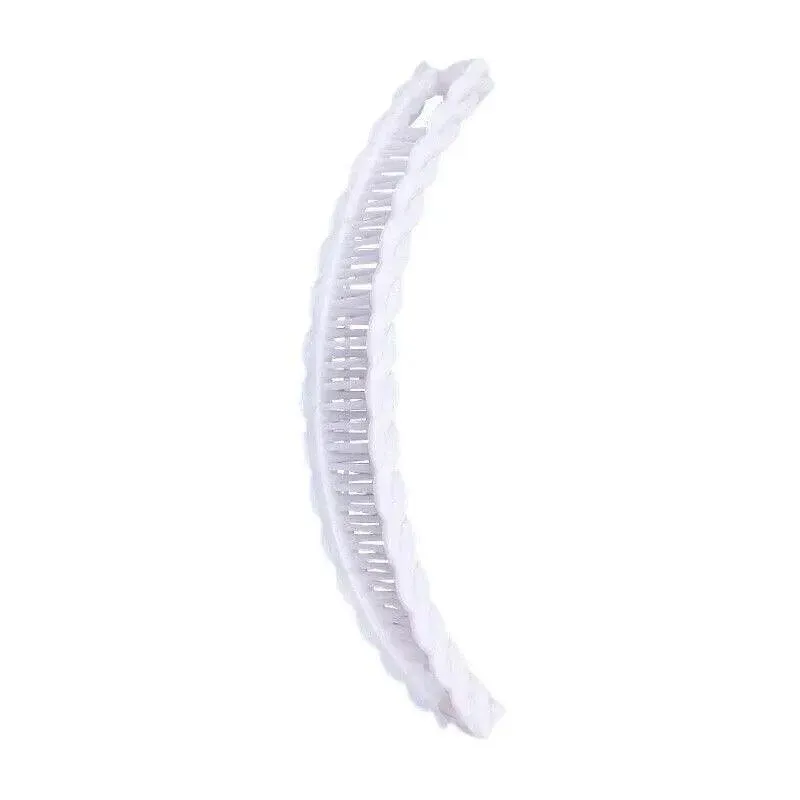 5X Hair Ponytail Holder Banana Clips Plastic Black Claw Comb Clip Multipurpose