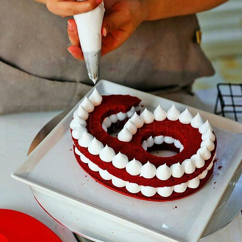 10 Inch Silicone Number Cake Mould Birthday Baking Pan Fondant Tools - 4 view 10