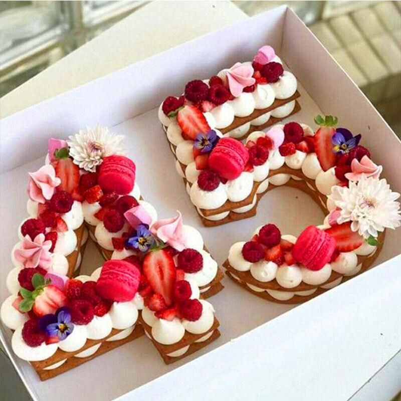10 Inch Silicone Number Cake Mould Birthday Baking Pan Fondant Tools - 5 view 6