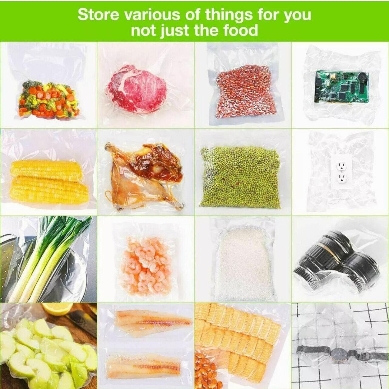 1-10x Commercial Heat-Resistant Vacuum Sealer Rolls for Food Storage - 2 Rolls view 4
